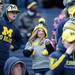 Michigan fans dance in the stands during spring practice at Michigan Stadium on Saturday, April 13, 2013. Melanie Maxwell I AnnArbor.com
